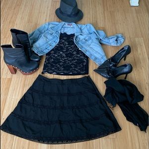 “The limited “cute timeless short flare skirt.